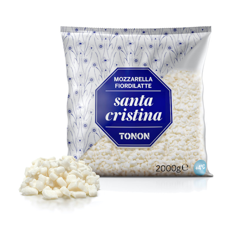 Mozzarella Fiordilatte taglio Roma pack + scartato